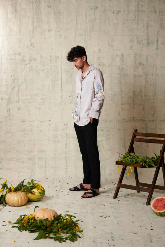 Stamp Hydrange Print Shirt