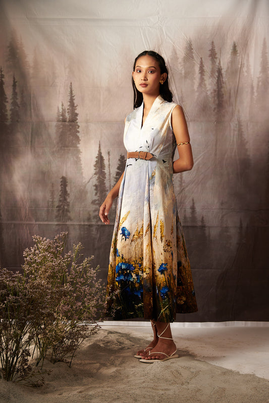 Hayland Leather Belt Dress