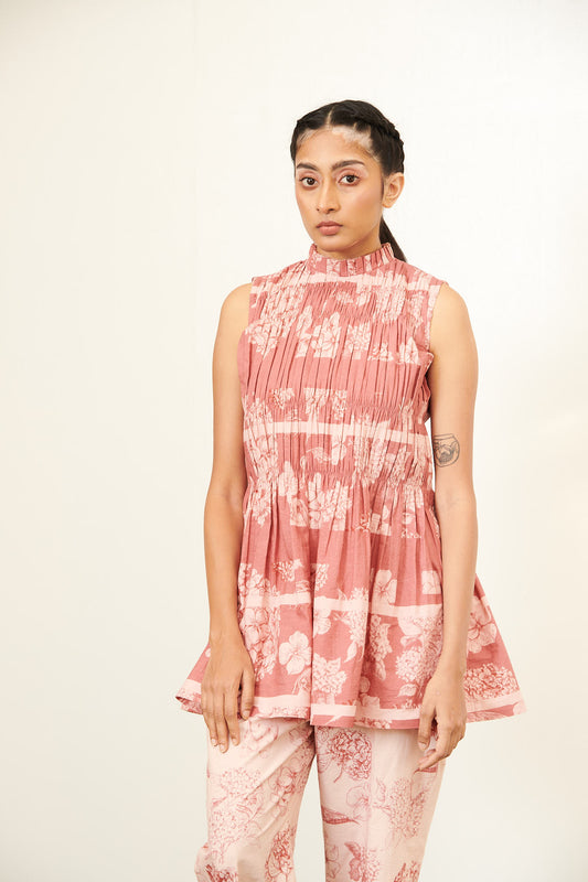 Peach Bunny Border Co-ord Set