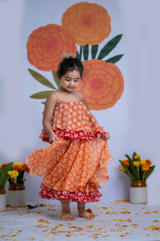 Orange And Red Pomme Set