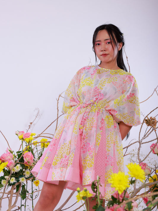 Candy Bloom Kaftan Dress