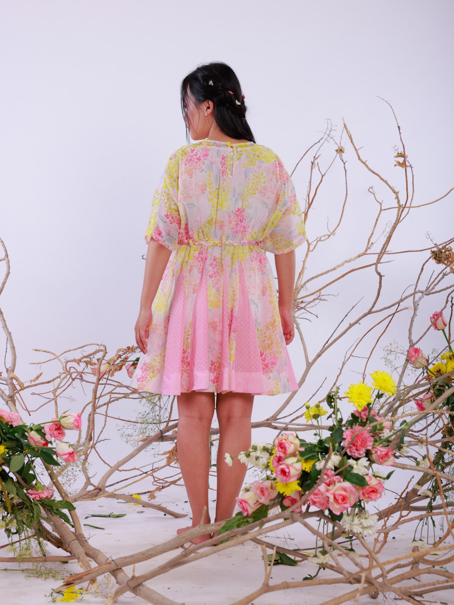 Candy Bloom Kaftan Dress