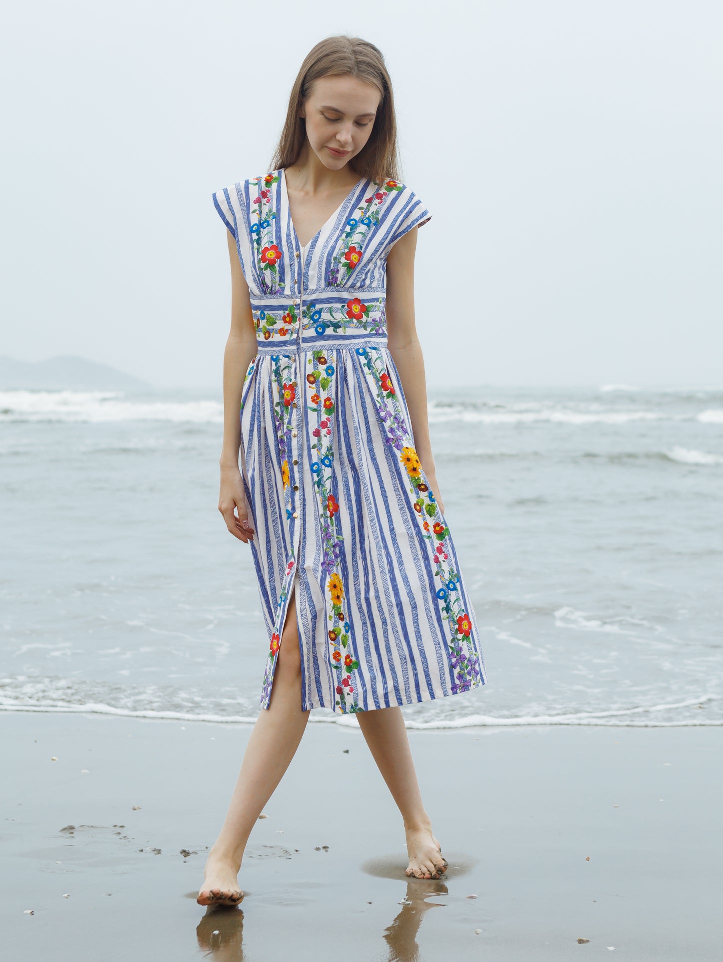 Ocean Stripe Dress