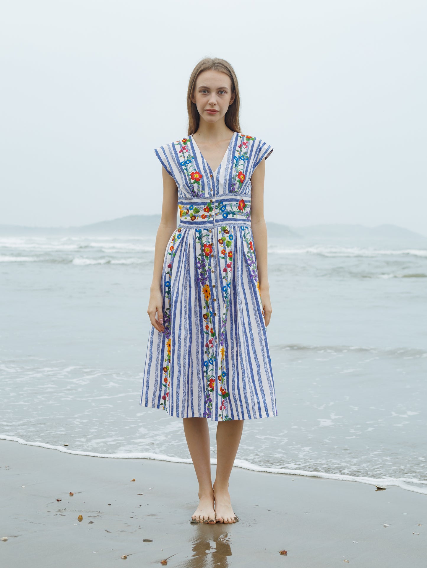 Ocean Stripe Dress