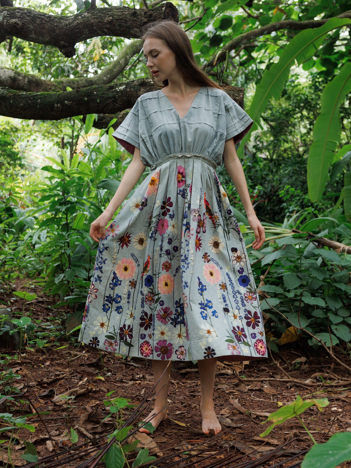 Fleur Imprint Dress