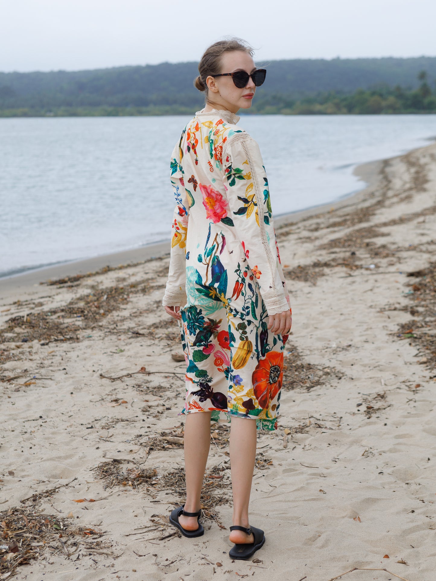 Cinnamon Garden Crochet Dress