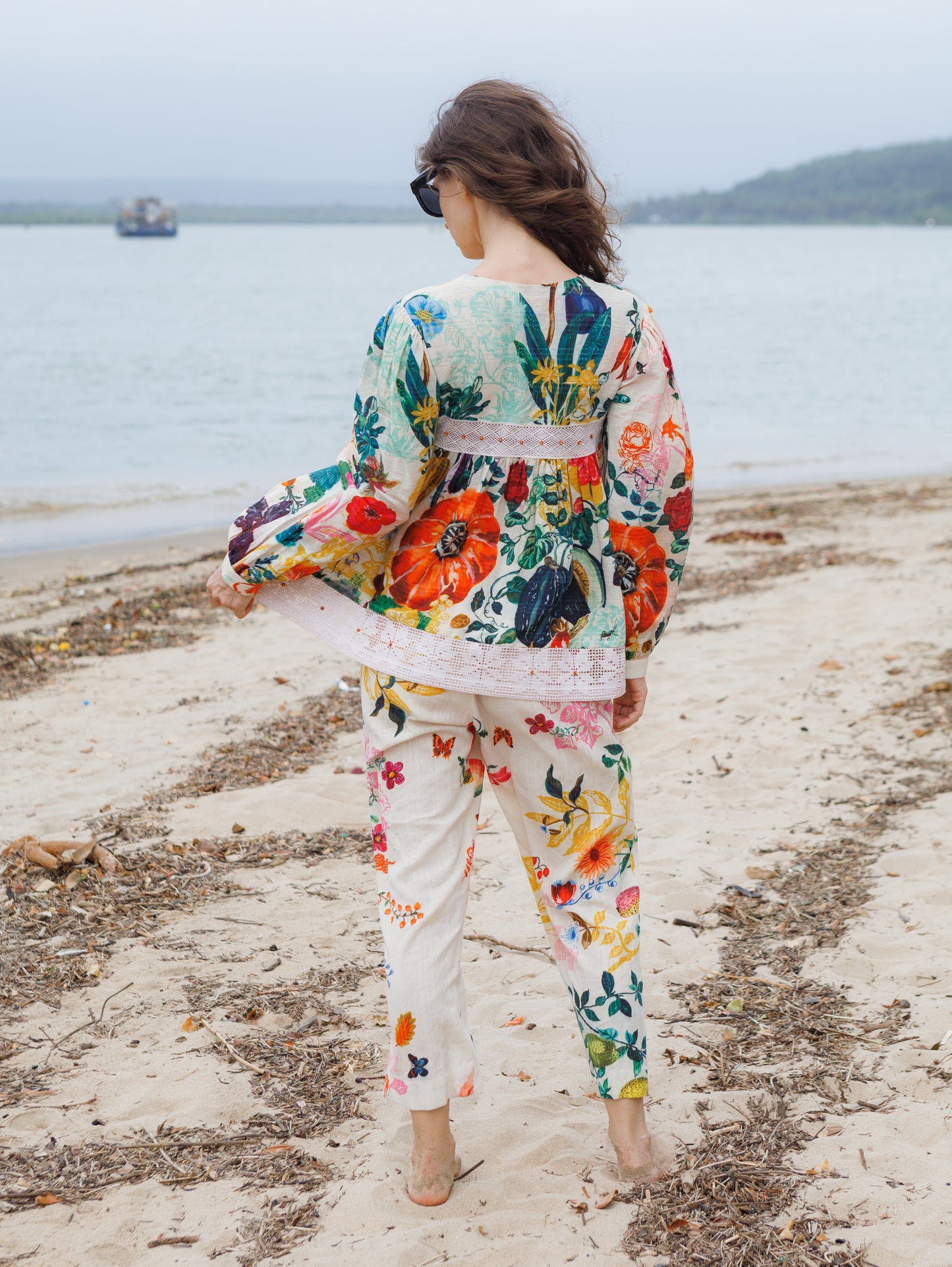 Cinnamon Lace Bloom Co-ord Set