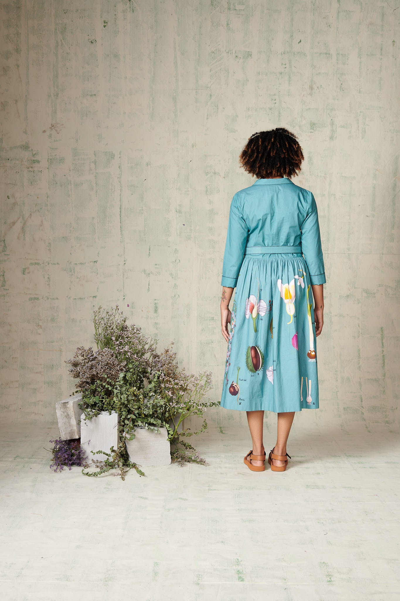 Blue Botany Dress