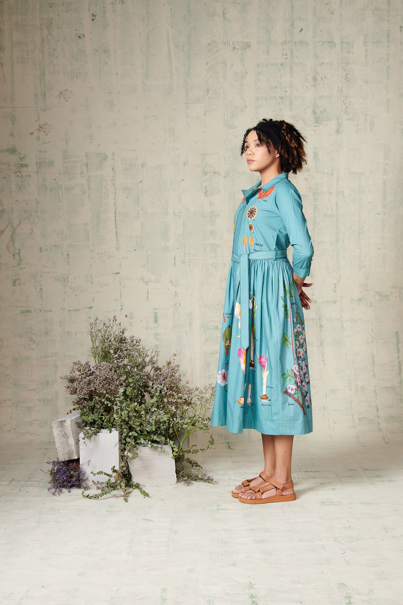 Blue Botany Dress