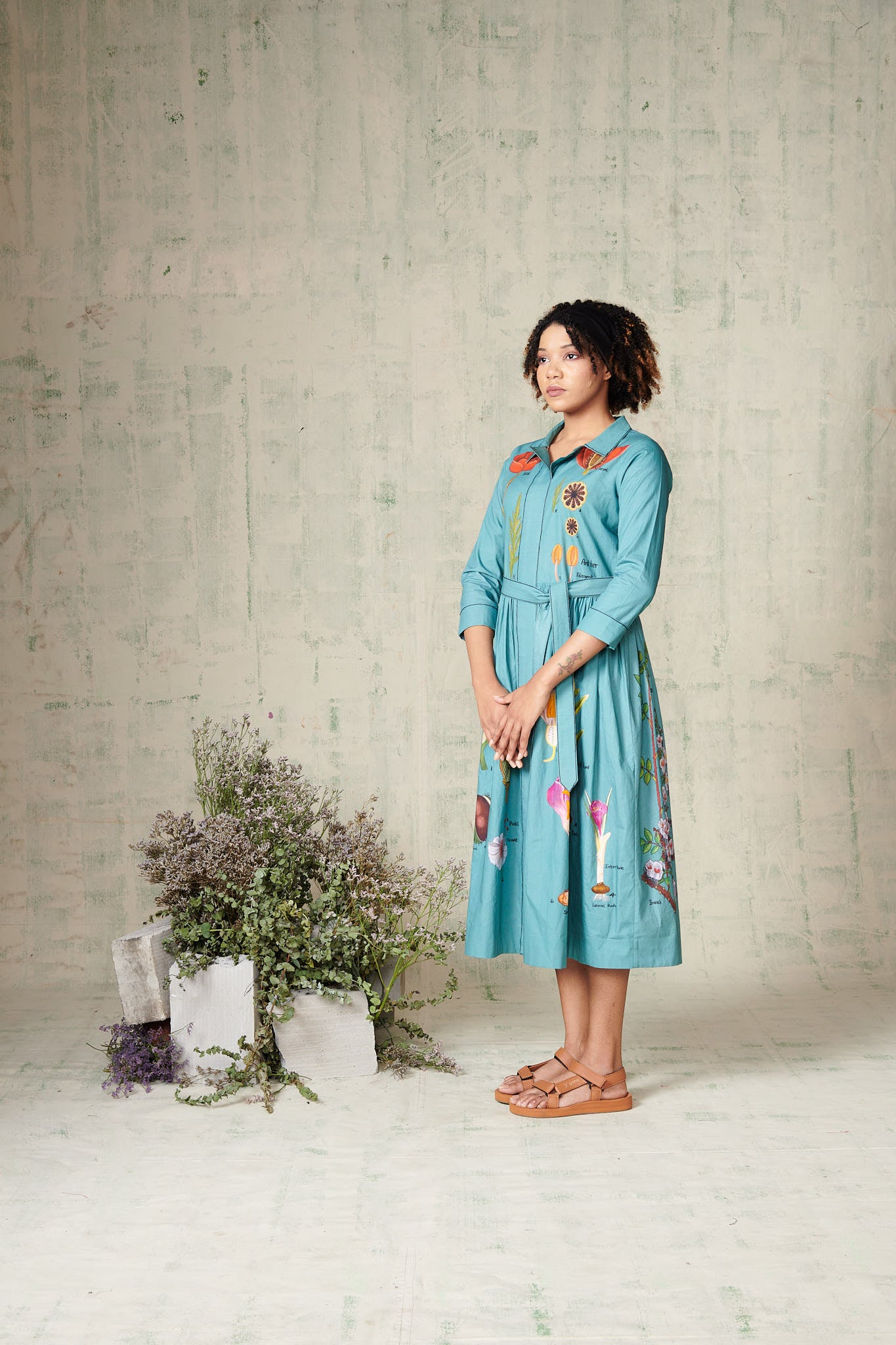 Blue Botany Dress