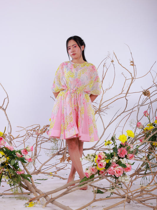 Candy Bloom Kaftan Dress